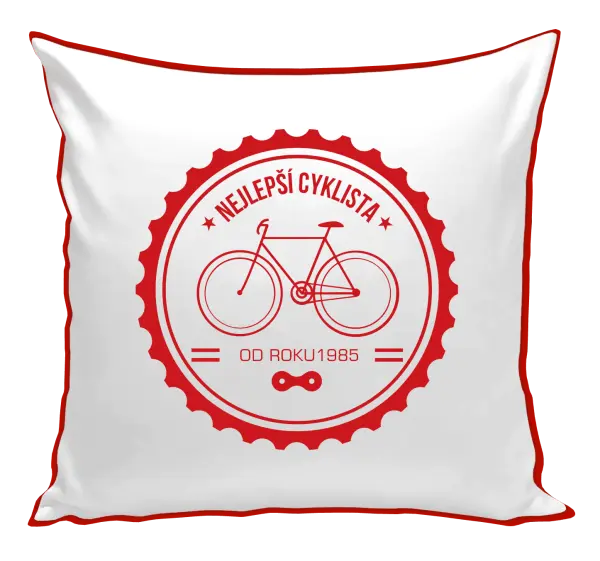 Polštář Nejlepší cyklista od roku