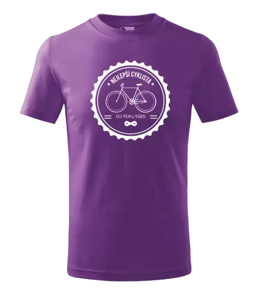 Dětské tričko Nejlepší cyklista od roku