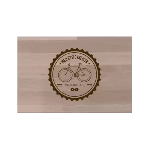 Bukové prkénko Nejlepší cyklista od roku 