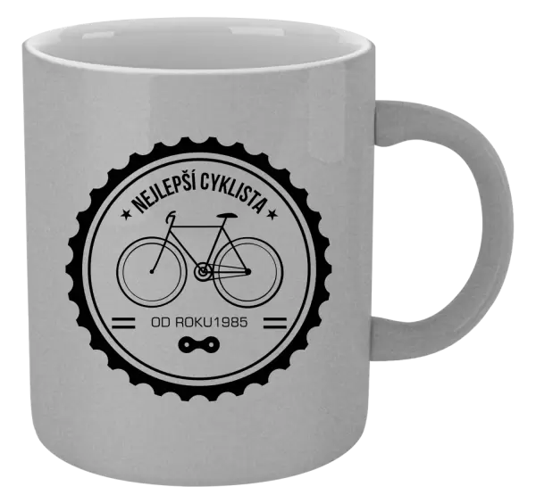 Metalický hrnek Nejlepší cyklista od roku