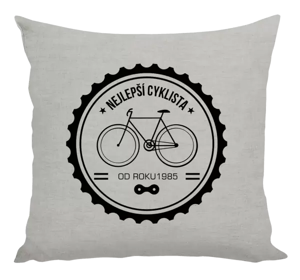 Polštář Nejlepší cyklista od roku