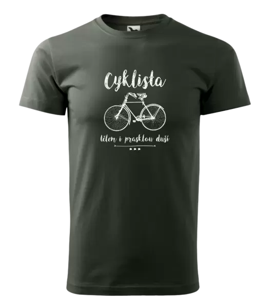 Pánské tričko Cyklista tělem i prasklou duší