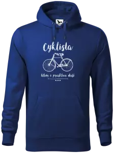 Pánská mikina Malfini Cape Cyklista tělem i prasklou duší