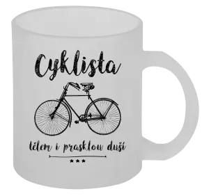 Hrnek Cyklista tělem i prasklou duší