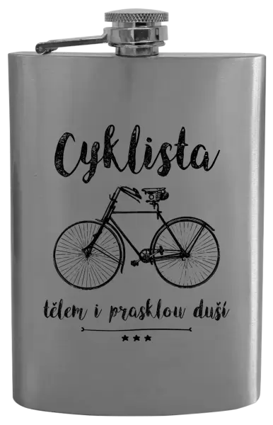Placatka Cyklista tělem i prasklou duší