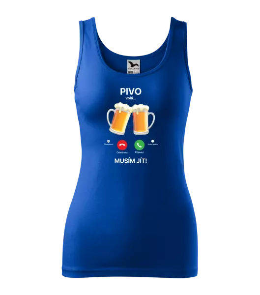 Dámské tílko Pivo volá... musím jít!