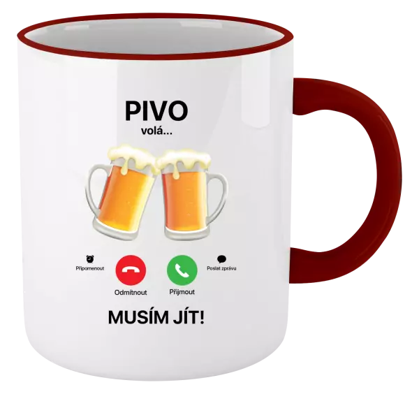 Hrnek Pivo volá... musím jít!