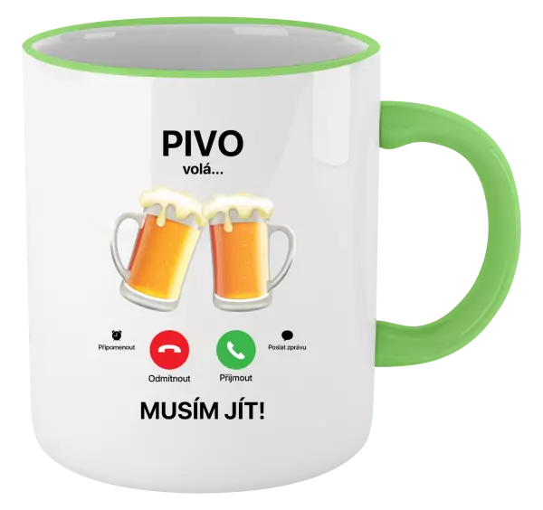 Hrnek Pivo volá... musím jít!