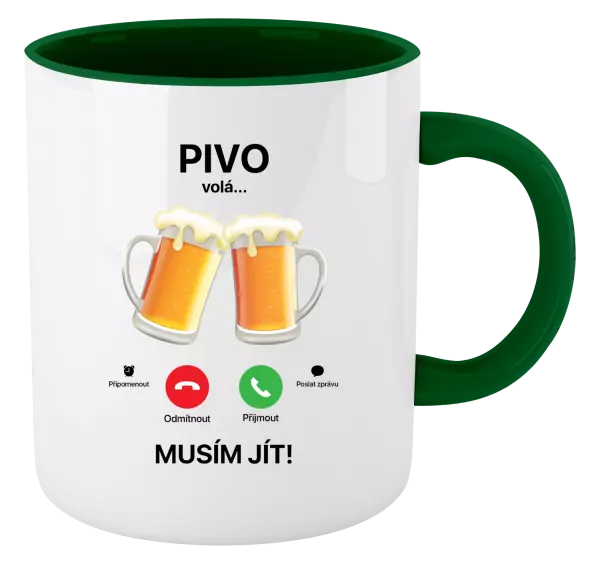 Hrnek Pivo volá... musím jít!
