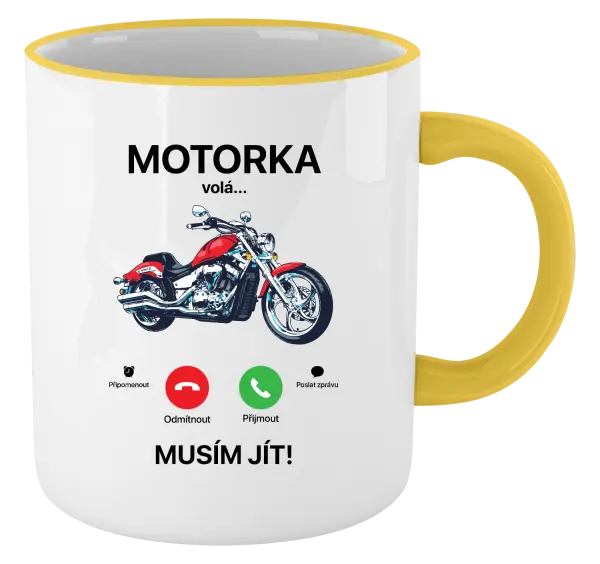 Hrnek Motorka volá... musím jít!