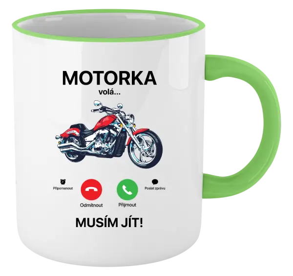 Hrnek Motorka volá... musím jít!