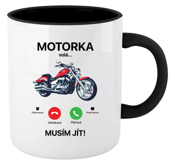 Hrnek Motorka volá... musím jít!
