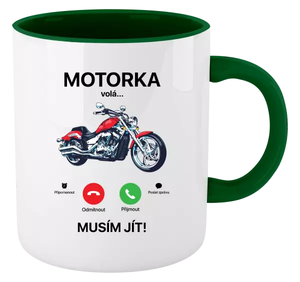 Hrnek Motorka volá... musím jít!