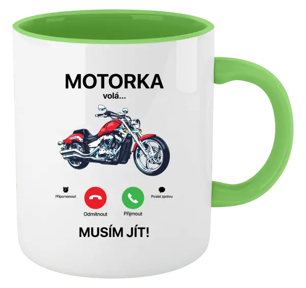 Hrnek Motorka volá... musím jít!