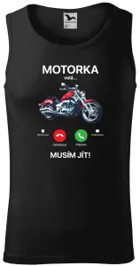Pánské tílko Motorka volá... musím jít!