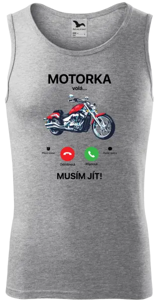 Pánské tílko Motorka volá... musím jít!
