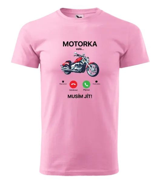 Pánské tričko Motorka volá... musím jít!