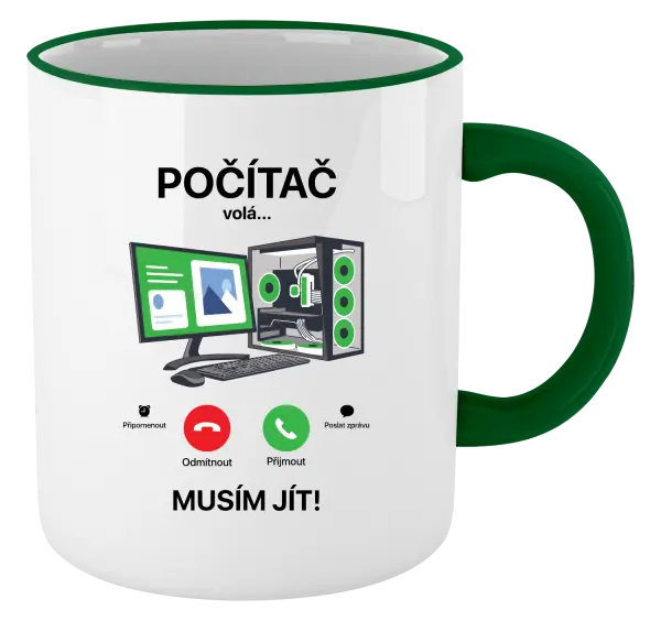 Hrnek Počítač volá... musím jít!