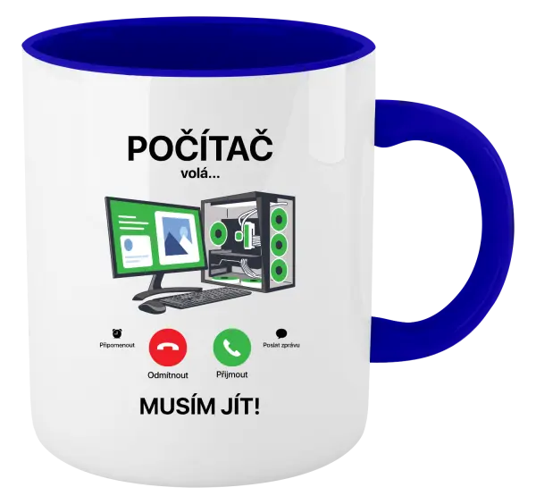 Hrnek Počítač volá... musím jít!