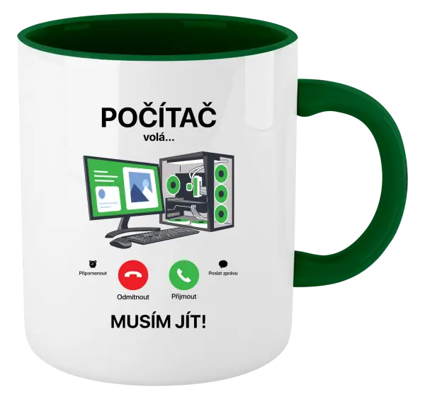 Hrnek Počítač volá... musím jít!