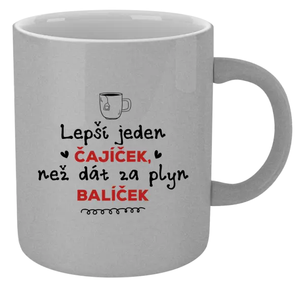 Hrnček metalický Čajíček