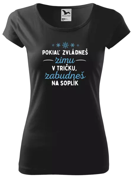 Dámske tričko Zima v tričku 