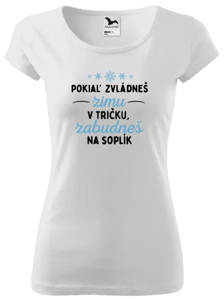 Dámske tričko Zima v tričku 