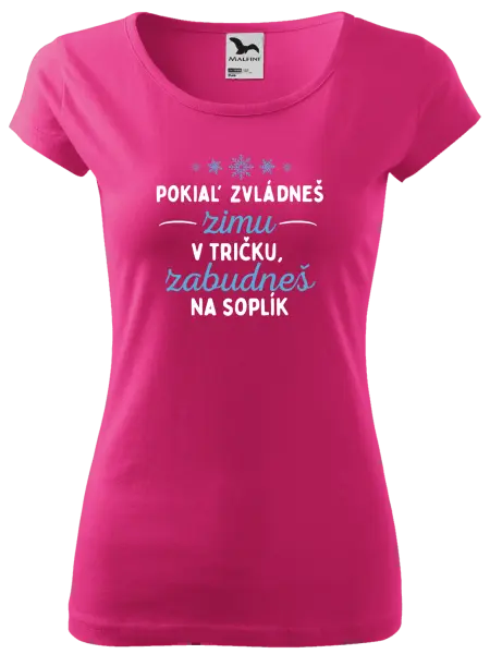 Dámske tričko Zima v tričku 