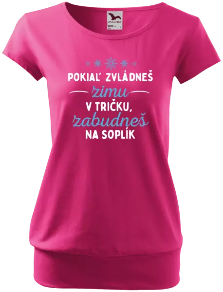 Dámske tričko Zima v tričku 