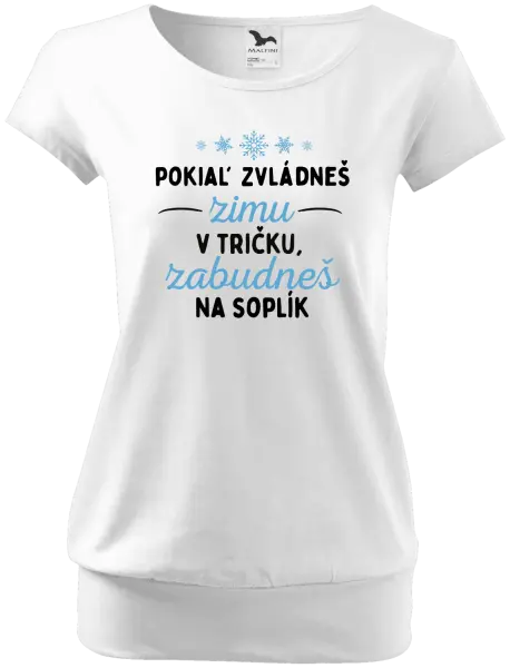 Dámske tričko Zima v tričku 