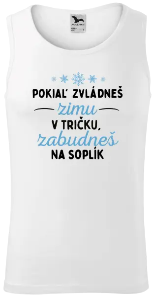 Pánske tielko Zima v tričku 