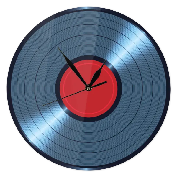 Hodiny Gramofonová platňa