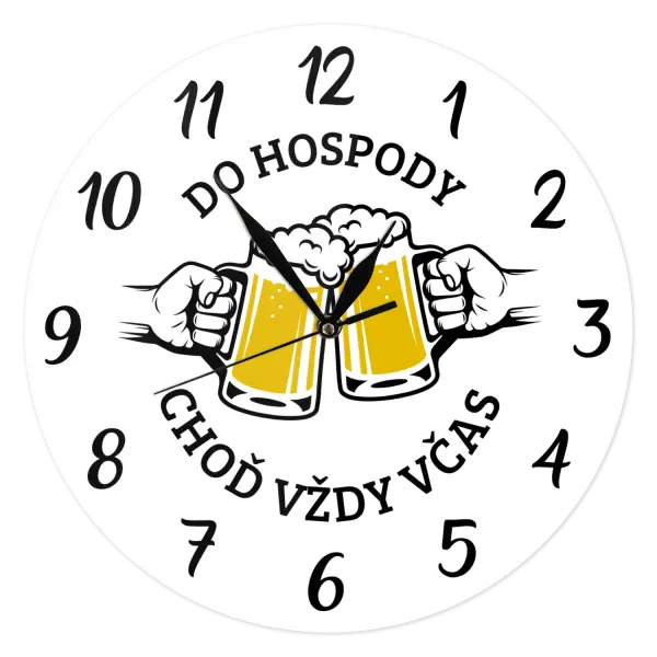 Hodiny Včas ísť do krčmy