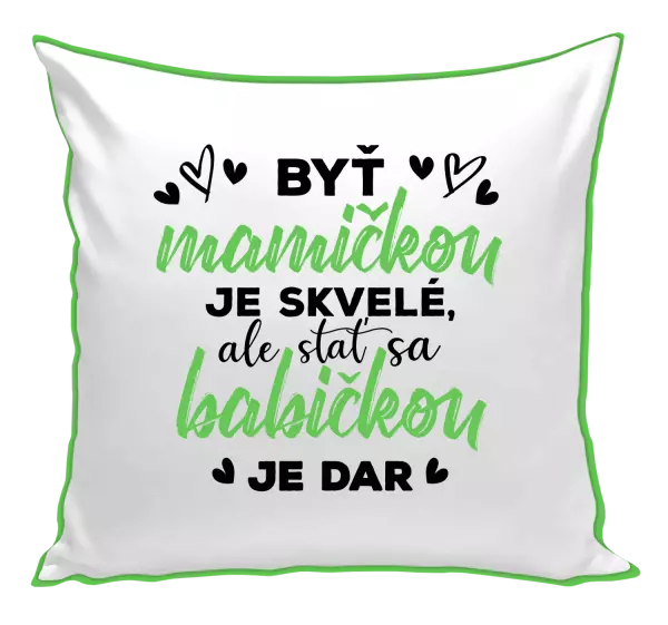 Vankúš Stať sa babičkou je dar