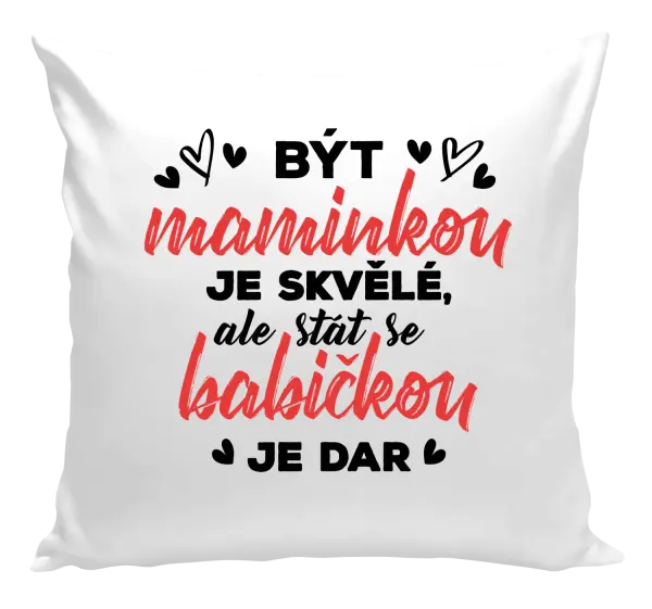 Vankúš Stať sa babičkou je dar