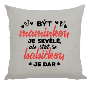 Vankúš Stať sa babičkou je dar