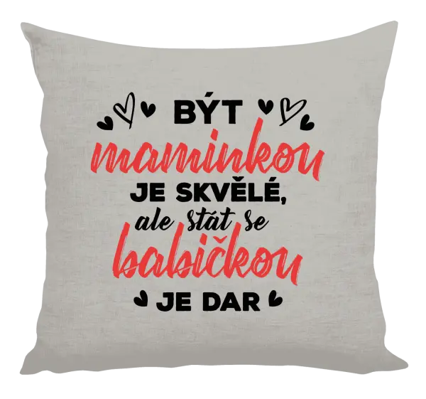 Vankúš Stať sa babičkou je dar