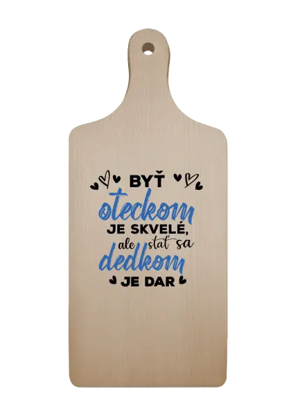 Doštička Stať sa dedkom je dar