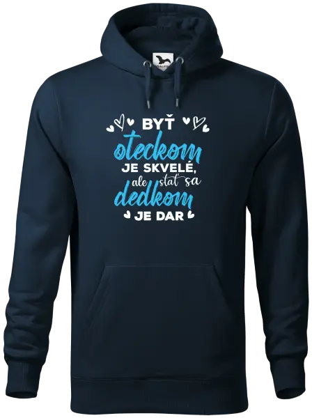 Pánska mikina Stať sa dedkom je dar