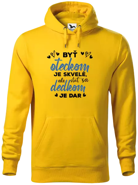 Pánska mikina Stať sa dedkom je dar