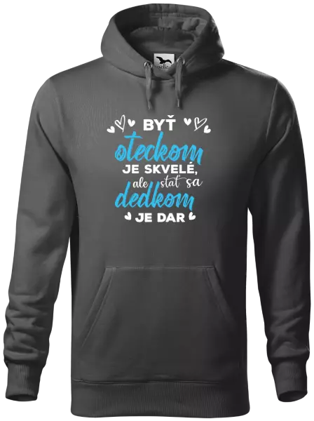 Pánska mikina Stať sa dedkom je dar