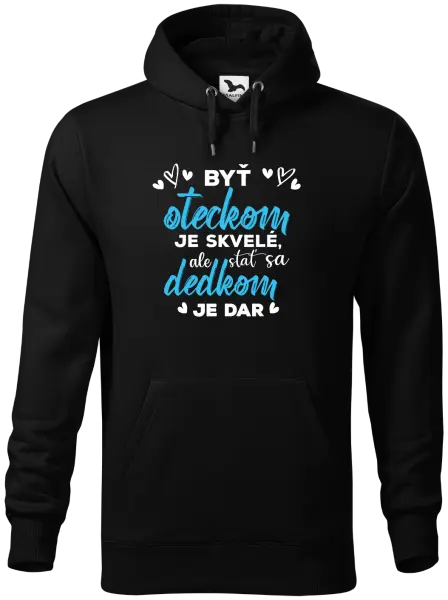 Pánska mikina Stať sa dedkom je dar