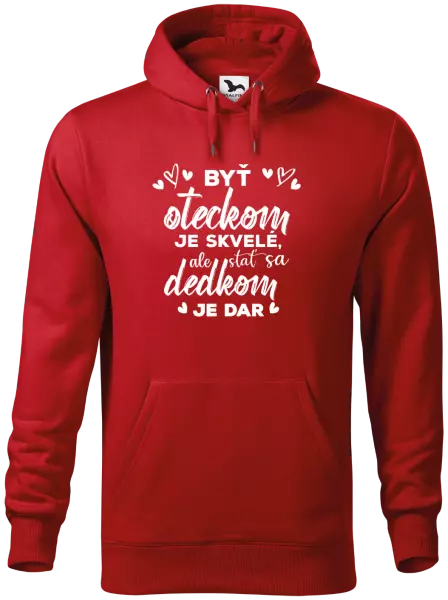 Pánska mikina Stať sa dedkom je dar