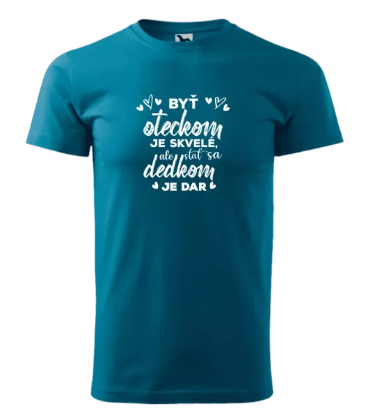 Pánske tričko Stať sa dedkom je dar