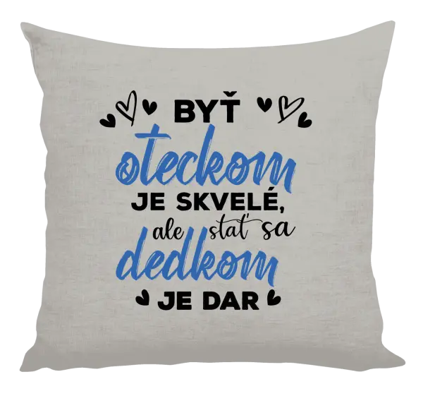 Vankúš Stať sa dedkom je dar