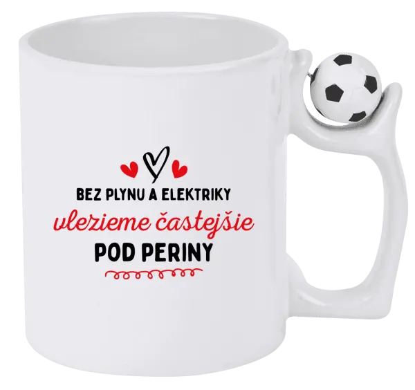 Hrnček Bez plynu a elektriky vlezieme častejšie pod periny