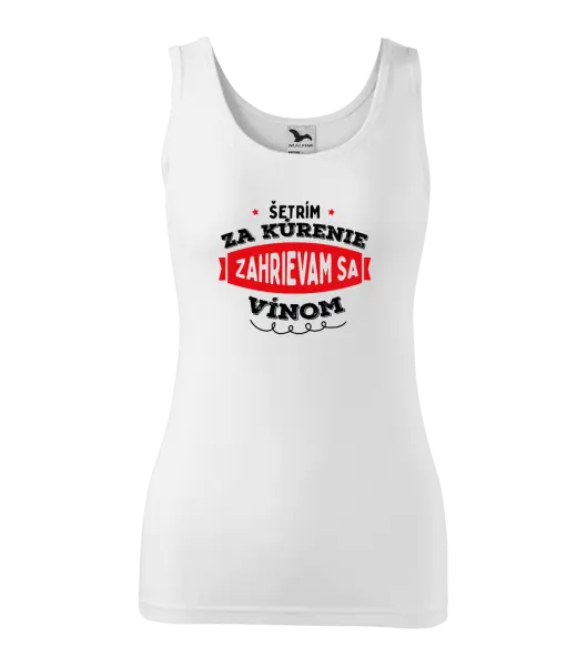 Dámske tielko Zahrievam sa vínom