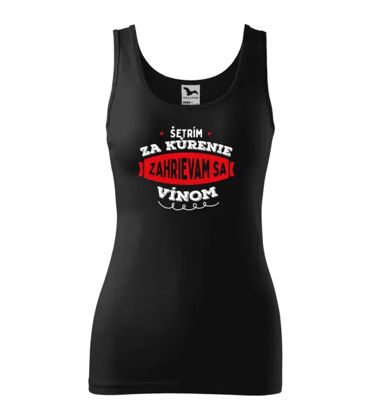 Dámske tielko Zahrievam sa vínom