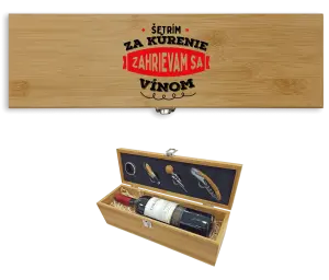 Darčeková sada na víno Zahrievam sa vínom