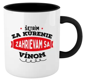 Hrnček  Zahrievam sa vínom